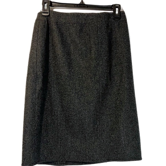 VINTAGE Chloé Wool Pencil Skirt